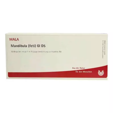 MANDIBULA foeti GL D 5 ampullen, 10X1 ml