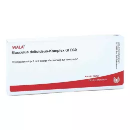 MUSCULUS DELTOIDEUS Complex GL D 30 Ampullen, 10X1 ml