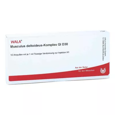 MUSCULUS DELTOIDEUS Complex GL D 30 Ampullen, 10X1 ml