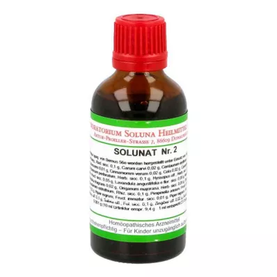 SOLUNAT Nr.2 druppels, 50 ml SOLUNAT Nr.2 druppels, 50 ml