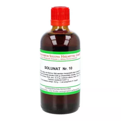 SOLUNAT Nr.10 druppels, 100 ml SOLUNAT Nr.10 druppels, 100 ml