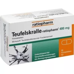 TEUFELSKRALLE-RATIOPHARM Filmomhulde tabletten, 50 stuks