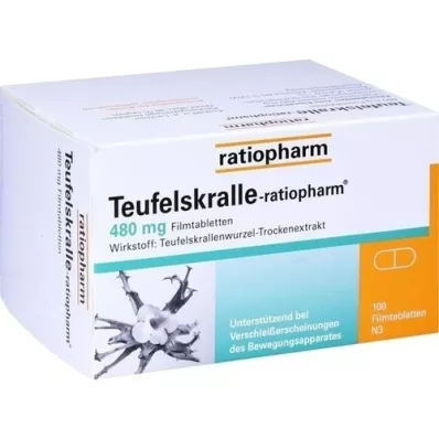 TEUFELSKRALLE-RATIOPHARM Filmomhulde tabletten, 100 stuks