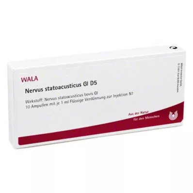 NERVUS STATOACUSTICUS GL D 5 ampullen, 10X1 ml NERVUS STATOACUSTICUS GL D 5 ampullen, 10X1 ml