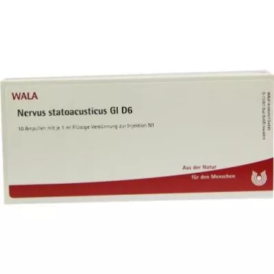 NERVUS STATOACUSTICUS GL D 6 Ampullen, 10X1 ml NERVUS STATOACUSTICUS GL D 6 Ampullen, 10X1 ml