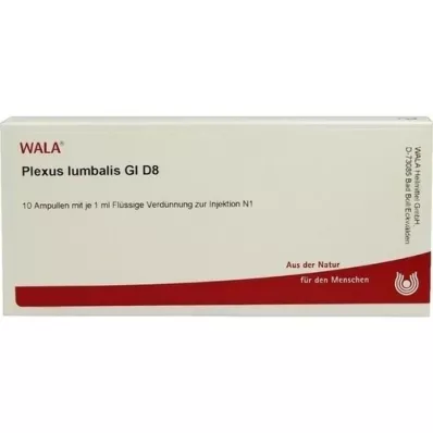 PLEXUS LUMBALIS GL D 8 Ampullen, 10X1 ml