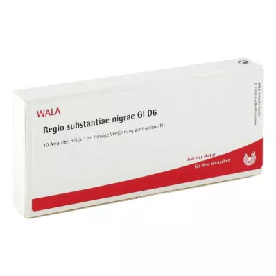 REGIO substantiae nigrae GL D 6 ampullen, 10X1 ml