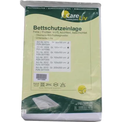 BETTSCHUTZEINLAGE Folie badstof 100x140 cm, 1 st