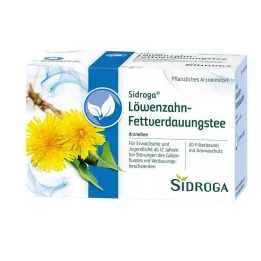 SIDROGA Paardebloem thee filterzakje, 20X1.5 g