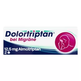 DOLORTRIPTAN voor migraine Filmomhulde tabletten, 2 st