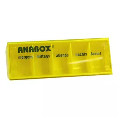 ANABOX Dagdoos geel, 1 stuk ANABOX Dagdoos geel, 1 stuk