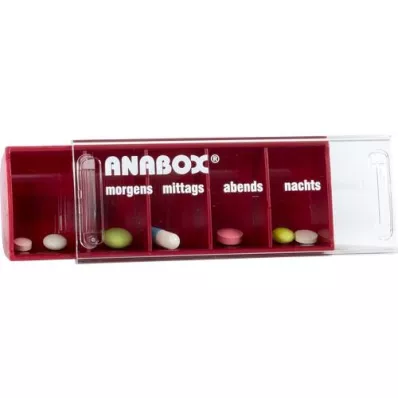 ANABOX Dagbox rood, 1 stuk