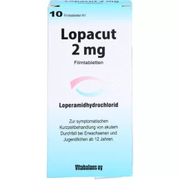 LOPACUT 2 mg filmomhulde tabletten, 10 stuks