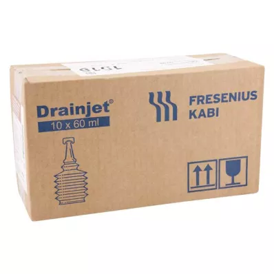 FREKA DRAINJET Zoutoplossing 0,9% ISO, 10X60 ml