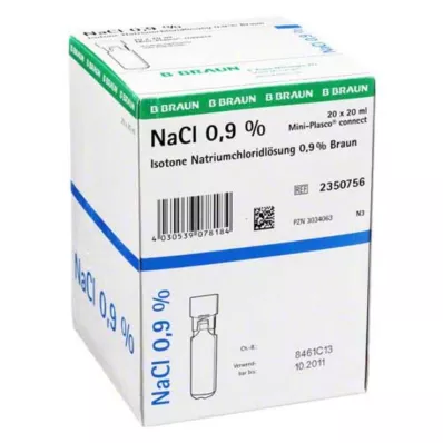 KOCHSALZLÖSUNG 0,9% Miniplasco verbinden, 20X20 ml