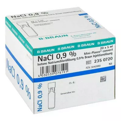 KOCHSALZLÖSUNG 0,9% Miniplasco verbinden, 20X5 ml KOCHSALZLÖSUNG 0,9% Miniplasco verbinden, 20X5 ml
