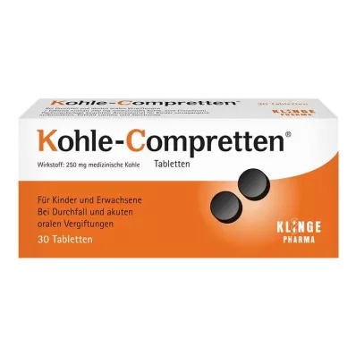 KOHLE Compretten tabletten, 30 stuks