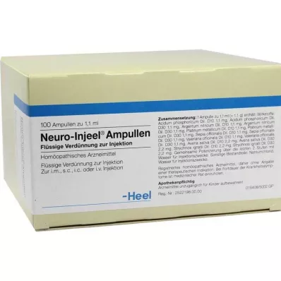 NEURO INJEEL Ampullen, 100 stuks NEURO INJEEL Ampullen, 100 stuks