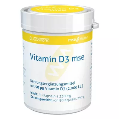 VITAMIN D3 MSE Capsules, 90 stuks