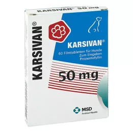 KARSIVAN 50 filmomhulde tabletten voor honden, 60 st