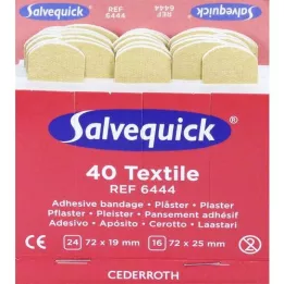 SALVEQUICK Gipsstrips elastisch navulling 6444, 40 stuks