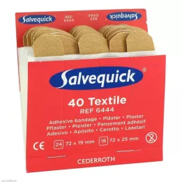SALVEQUICK Gipsstrips elastisch navulling 6444, 40 stuks