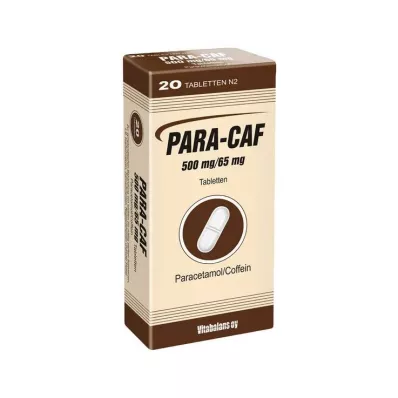 PARA CAF 500 mg/65 mg tabletten, 20 st