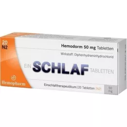 HEMODORM Slaaptabletten 50 mg, 20 stuks