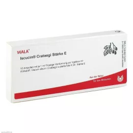 ISCUCIN crataegi Zetmeel E Ampullen, 10X1 ml