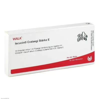 ISCUCIN crataegi Zetmeel E Ampullen, 10X1 ml