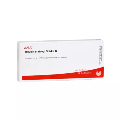 ISCUCIN crataegi Zetmeel G Ampullen, 10X1 ml ISCUCIN crataegi Zetmeel G Ampullen, 10X1 ml