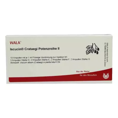 ISCUCIN crataegi potentieserie II Ampullen, 10X1 ml