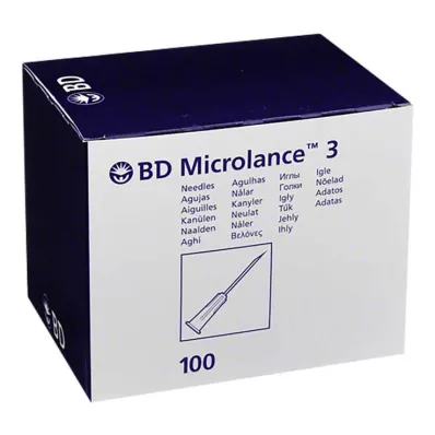 BD MICROLANCE Canule 30 G 1/2 0,29x13 mm, 100 stuks BD MICROLANCE Canule 30 G 1/2 0,29x13 mm, 100 stuks