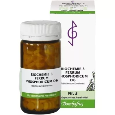 BIOCHEMIE 3 Ferrum phosphoricum D 6 tabletten, 200 st