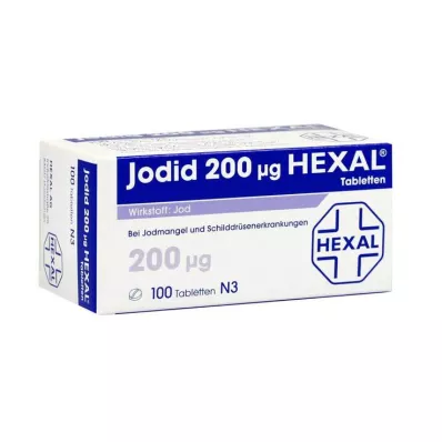 JODID 200 HEXAL tabletten, 100 stuks JODID 200 HEXAL tabletten, 100 stuks
