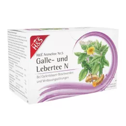 H&S Gal- en Leverthee N Filterzakjes, 20X2,0 g