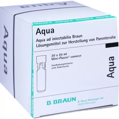 AQUA AD injectabilia Miniplasco connect Inj. oplossing, 20X20 ml