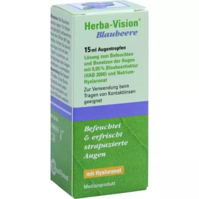 HERBA-VISION Bosbes oogdruppels, 15 ml