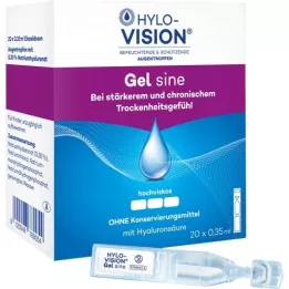 HYLO-VISION Gel sine pipetten voor eenmalige toediening, 20X0,35 ml