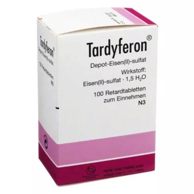 TARDYFERON Retard tabletten, 100 stuks TARDYFERON Retard tabletten, 100 stuks