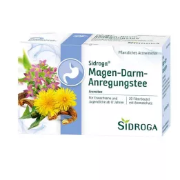 SIDROGA Maagdarm Stimulant Thee Filterzakje, 20X2.0 g