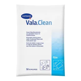 VALACLEAN Folie washandjes, 50 stuks