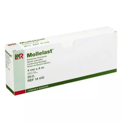 MOLLELAST Verband 4 cmx4 m individueel verpakt, 20 stuks