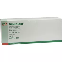 MOLLELAST Verband 10 cmx4 m individueel verpakt, 20 stuks