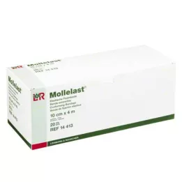 MOLLELAST Verband 10 cmx4 m individueel verpakt, 20 stuks