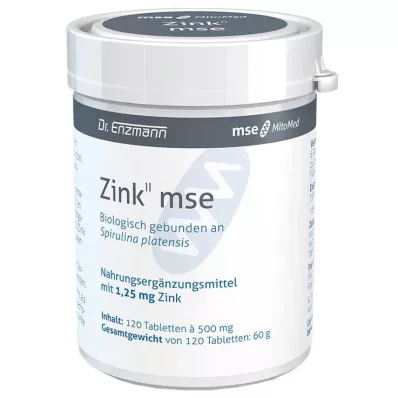 ZINK II MSE 1,25 mg tabletten, 120 stuks ZINK II MSE 1,25 mg tabletten, 120 stuks