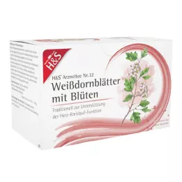 H&S Meidoornblad met bloemen Filterzakje, 20X1,6 g