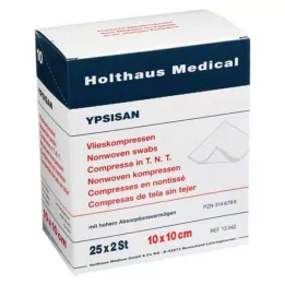 KOMPRESSEN YPSISAN 10x10 cm steriel, 25X2 stuks