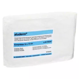 ALUDERM Kompressen 10x10 cm, 50 stuks