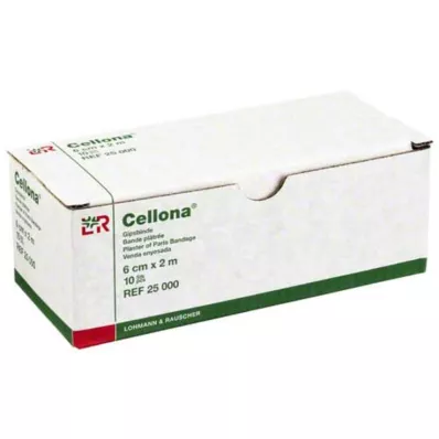 CELLONA Gipsverband 6 cmx2 m, 2X5 st